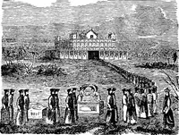 An illustration from A concise history of freemasonry (1904)