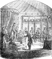 An illustration from A concise history of freemasonry (1904)