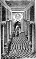 An illustration from A concise history of freemasonry (1904)