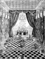 An illustration from A concise history of freemasonry (1904)