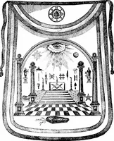 An illustration from A concise history of freemasonry (1904)