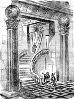 An illustration from A concise history of freemasonry (1904)