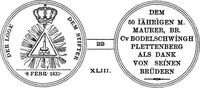 Picture 19 of 56 from The medals of the masonic fraternity described and illustrated (1880), leaf 108