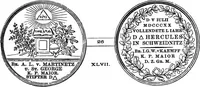 Picture 21 of 56 from The medals of the masonic fraternity described and illustrated (1880), leaf 108