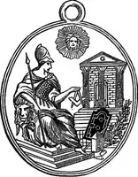 An illustration from The medals of the masonic fraternity described and illustrated (1880)
