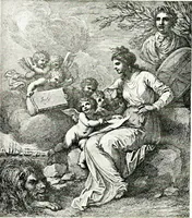 An illustration from Francesco Bartolozzi, R.A.; (1907)