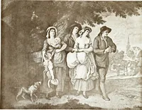 An illustration from Francesco Bartolozzi, R.A.; (1907)