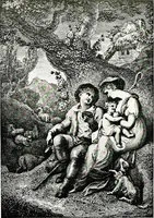 An illustration from Francesco Bartolozzi, R.A.; (1907)