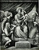 An illustration from Francesco Bartolozzi, R.A.; (1907)