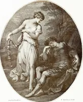 An illustration from Francesco Bartolozzi, R.A.; (1907)
