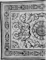 An illustration from Tapestries and carpets from the palace of the Pardo, woven at the royal manufactory of Madrid, loaned by His Majesty the King of Spain for exhibition by the Hispanic society of America (1917)