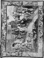An illustration from Tapestries and carpets from the palace of the Pardo, woven at the royal manufactory of Madrid, loaned by His Majesty the King of Spain for exhibition by the Hispanic society of America (1917)