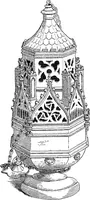 An illustration from Dinanderie; a history and description of mediæval art work in copper, brass and bronze (1910)