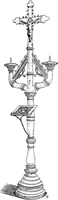 An illustration from Dinanderie; a history and description of mediæval art work in copper, brass and bronze (1910)