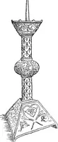 An illustration from Dinanderie; a history and description of mediæval art work in copper, brass and bronze (1910)