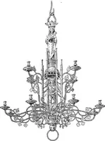 An illustration from Dinanderie; a history and description of mediæval art work in copper, brass and bronze (1910)