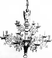 An illustration from Dinanderie; a history and description of mediæval art work in copper, brass and bronze (1910)
