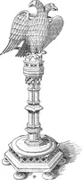 An illustration from Dinanderie; a history and description of mediæval art work in copper, brass and bronze (1910)