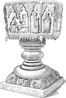 Picture 89 of 121 from Dinanderie; a history and description of mediæval art work in copper, brass and bronze (1910), leaf 254