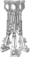 Picture 91 of 121 from Dinanderie; a history and description of mediæval art work in copper, brass and bronze (1910), leaf 257