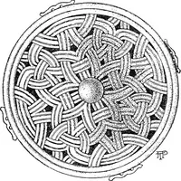 An illustration from Dinanderie; a history and description of mediæval art work in copper, brass and bronze (1910)