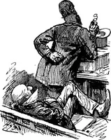 An illustration from M.P.'s in session, from Mr. Punch's parliamentary portrait gallery (1889)