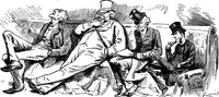 An illustration from M.P.'s in session, from Mr. Punch's parliamentary portrait gallery (1889)