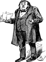 An illustration from M.P.'s in session, from Mr. Punch's parliamentary portrait gallery (1889)