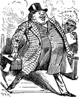 Picture 68 of 279 from M.P.'s in session, from Mr. Punch's parliamentary portrait gallery (1889), leaf 27