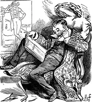 An illustration from M.P.'s in session, from Mr. Punch's parliamentary portrait gallery (1889)