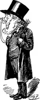 An illustration from M.P.'s in session, from Mr. Punch's parliamentary portrait gallery (1889)