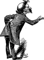 An illustration from M.P.'s in session, from Mr. Punch's parliamentary portrait gallery (1889)