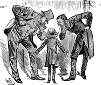 An illustration from M.P.'s in session, from Mr. Punch's parliamentary portrait gallery (1889)