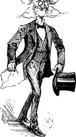 An illustration from M.P.'s in session, from Mr. Punch's parliamentary portrait gallery (1889)