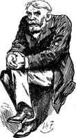 Picture 124 of 279 from M.P.'s in session, from Mr. Punch's parliamentary portrait gallery (1889), leaf 39