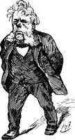 An illustration from M.P.'s in session, from Mr. Punch's parliamentary portrait gallery (1889)