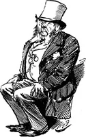 An illustration from M.P.'s in session, from Mr. Punch's parliamentary portrait gallery (1889)