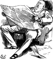 An illustration from M.P.'s in session, from Mr. Punch's parliamentary portrait gallery (1889)