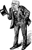 An illustration from M.P.'s in session, from Mr. Punch's parliamentary portrait gallery (1889)