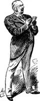 An illustration from M.P.'s in session, from Mr. Punch's parliamentary portrait gallery (1889)