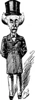 An illustration from M.P.'s in session, from Mr. Punch's parliamentary portrait gallery (1889)