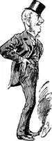 An illustration from M.P.'s in session, from Mr. Punch's parliamentary portrait gallery (1889)