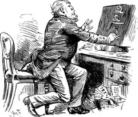 Picture 267 of 279 from M.P.'s in session, from Mr. Punch's parliamentary portrait gallery (1889), leaf 72