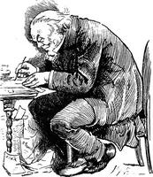 An illustration from M.P.'s in session, from Mr. Punch's parliamentary portrait gallery (1889)