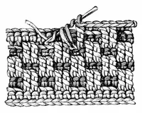 An illustration from The dictionary of needlework, an encyclopædia of artistic, plain, and fancy needlework, Church embroidery, lace, and ornamental needlework (1882)