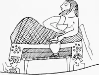 Picture 5 of 83 from Studies in ancient furniture; couches and beds of the Greeks, Etruscans and Romans (1905), leaf 26