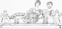 Picture 16 of 83 from Studies in ancient furniture; couches and beds of the Greeks, Etruscans and Romans (1905), leaf 40