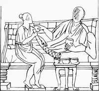 Picture 18 of 83 from Studies in ancient furniture; couches and beds of the Greeks, Etruscans and Romans (1905), leaf 42
