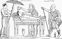 Picture 24 of 83 from Studies in ancient furniture; couches and beds of the Greeks, Etruscans and Romans (1905), leaf 54