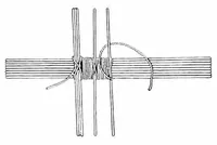 An illustration from Weaving with paper rope (1922)